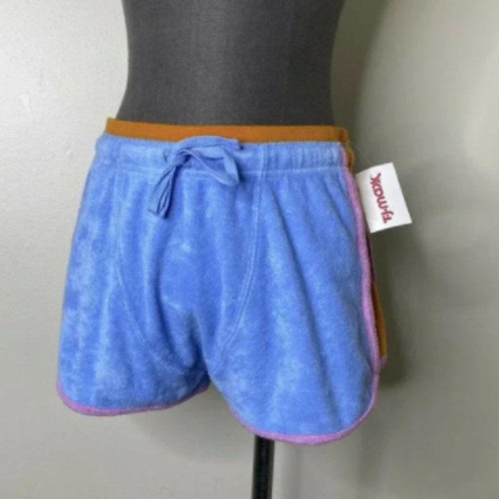 NWT Intimately Free People Colorful Terry Cloth Shorts Size Large